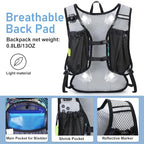 Lightweight Hydration Backpack (Blue Print2)