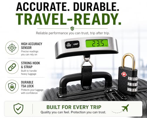 Luggage Scale with TSA Approved Lock