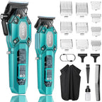 Professional Hair Clippers for Men (Green)