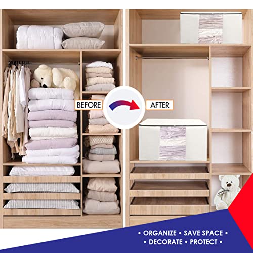 Vacuum Storage Bags (Beige - Set of 5)