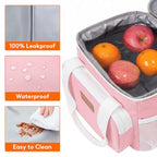 Insulated Lunch Box for Men (Light Pink / Medium(9L))