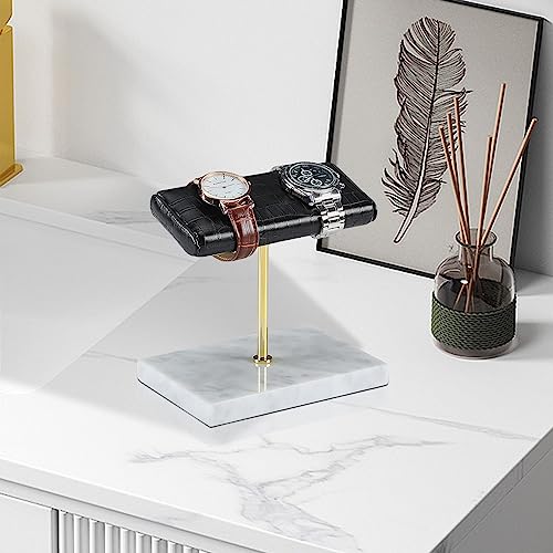 Watch stand watch display stand watch holder watch Handcrafted watch holder (white/glod/croco)