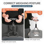 Luggage Scale Digital Suitcase Weight Scale for Travel (Silver)