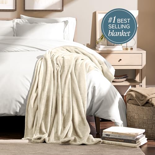 Fleece Blanket Luxury Microplush (Throw XL / 20 - Oyster)