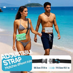 Waterproof Bag Fanny Packs for Women (Black&Black)