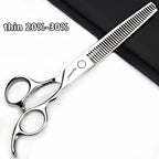 6.5 Inch Stainless Steel Professional Barber Scissors Hair Thinning Scissors Hairdresser or Home Hairdresser Variant (6.5 Inch-6pc)