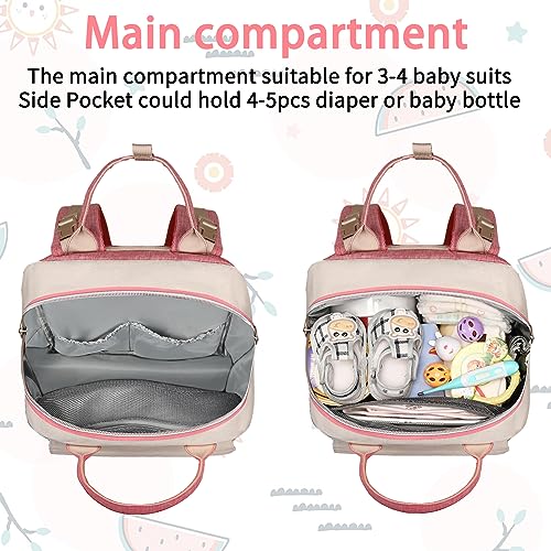 Diaper Bag Backpack (Red)
