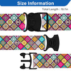 Luggage Straps for Suitcases (Colorful Print)