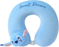 MINISO Disney Stitch Travel Pillow 100% Pure Memory Foam Neck Pillow, Airplane by MINISO