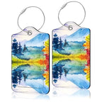 PU Leather Luggage Tag (Beautiful Scenery)