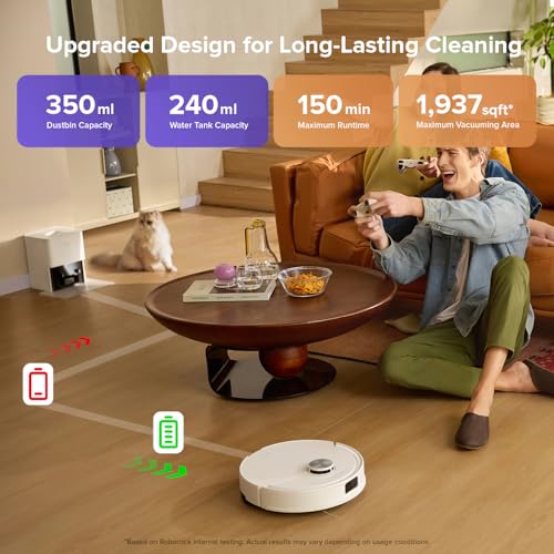 Q10 S5+ Robot Vacuum and Mop (White)
