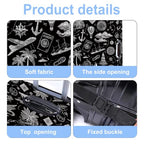 Black Luggage Cover Washable Suitcase Protector Anti (Black / XL(32-34inch suitcase))