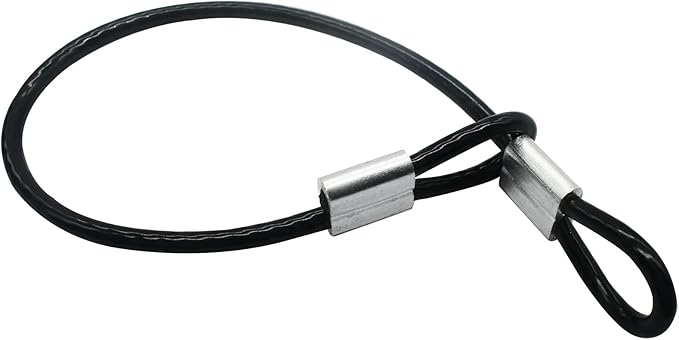10 Pcs 5mm Wire 12 inch Vinyl Coated Stainless Steel Cable by Floyutin