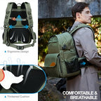 Green Professional Camera Backpack (Green Water Resistant Nylon)