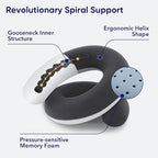 Vesta Loop Neck Pillow for Travel, Spiral Wrapping Design for Enhanced Chin & - Image 3
