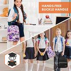Insulated Lunch Box for Kids and Adults (Purple Flowers)