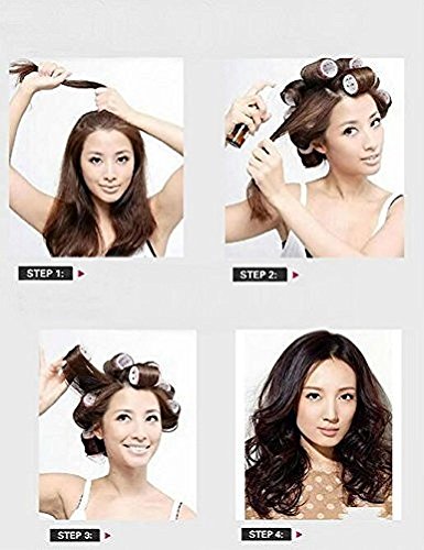 Gift Packaging Hair Rollers Self Grip Holding Rollers Hairdressing Curlers Hair Design Sticky Cling Style For DIY Or Hair Salon By Kamay's (Gripping Sticky Rollers 30PCS 5 Size-20,25,30,40,48mm)
