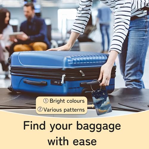 Starry Night Luggage Tags for Suitcase (Starry Night)