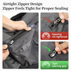 Vacuum Seal Backpack for Travel with Pump (17.3 / Black Q)