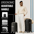 Freeform 2 Piece Luggage Set (2-Piece Set (Carry-on/Large) / Amethyst Purple)
