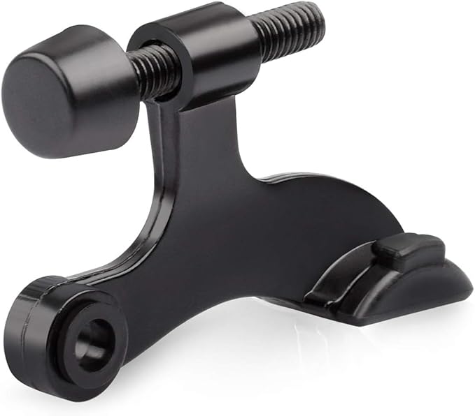 HOMOTEK 24 Pack Hinge Pin Black Door Stopper, Adjustable Deluxe Heavy Duty Door by HOMOTEK