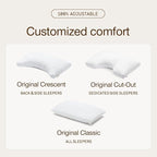 Coop Home Goods Original Adjustable Pillow, Queen Size Bed Pillows - Image 9