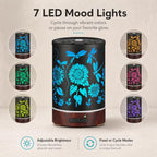Essential Oils Diffuser Sunflower Aromatherapy Diffuser Gifts for Women (05-sunflower)