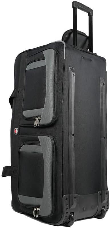 33" Rolling Duffle Bag with Wheels and Handle by Amaro