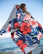 Quick Dry Microfiber Beach Towel (Flamingo / Extra Large 78x35")