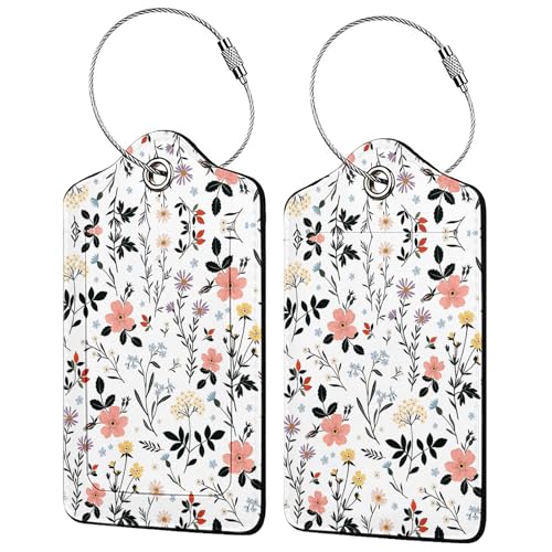 Blooming Flowers Luggage Tags for Suitcases (Blooming Flowers)
