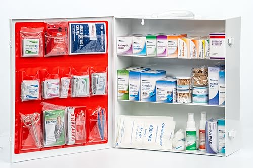 Restaurant Metal First Aid Cabinet (3 Shelf Cabinet / Class A without tablets | With Cabinet)