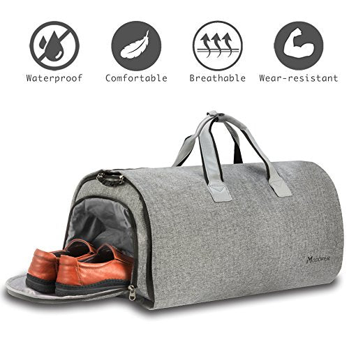 suit bag travel garment bag (Ash Grey)