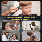 Professional Hair Clippers for Men Beard Trimmers Kit Zero Gapped Haircut Grooming Shaver Gift for Men Women Barber Kids