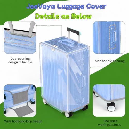 Luggage Covers Full Clear Suitcase Cover Protector (Transparent / 20 inch)