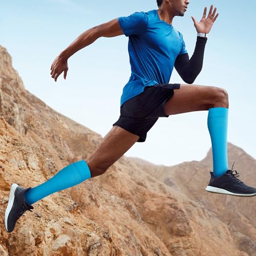 8 Pairs Compression Socks for Men & Women 20 (Small-Medium / Fluorescent Colors2)