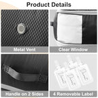 Comforter Storage Bag (Black / 4 Pack - 3-Layer)