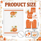 Fall Pumpkin Kitchen Decor Set (Fall Pumpkin Orange)