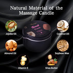 Massage Candle Oil 3 Pack 42 Degree Soy Wax Natural Home SPA 6.9 oz