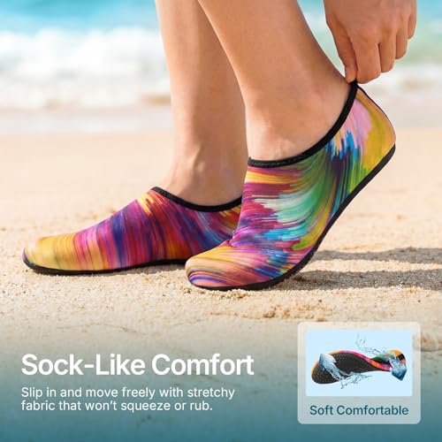 Water Shoes for Women Men Quick (7-8 Women/6-7 Men / Sunset)