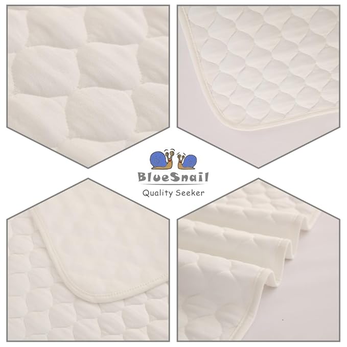 BlueSnail Washable Underpads, Super Absorbent and Waterproof Bed Pds, Portable - Image 2