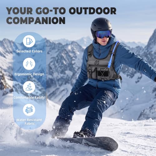 USA Patent Running Hydration Vest Backpack (Grey-02 / Standard)