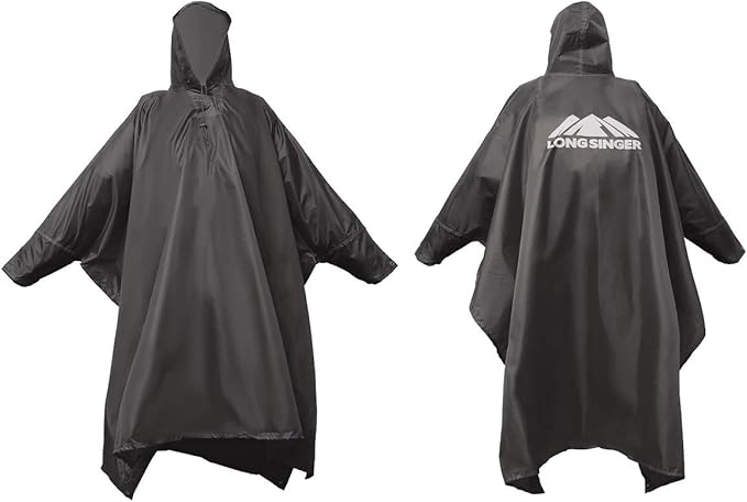longsinger Rain Poncho for Adult, Waterproof Rain Poncho - Image 8