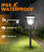 Solar Lights Outdoor (Cool White / 6 Pack)