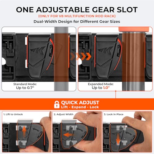 Vertical Fishing Rod Holder (V8 - 1 Pack)