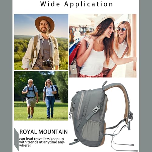 Small Hiking Backpack (Grey / 20L)