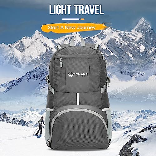 Lightweight Packable Backpack 35L (35L / C-medium Grey)