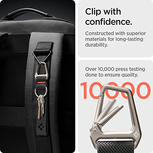 Life Carabiner Lanyard Keychain Strap (One Size / Black Carabiner)