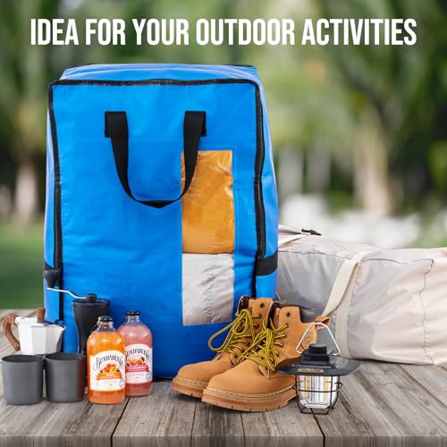 2 Pack Blue Moving Bags W (blue / 2 Large+)