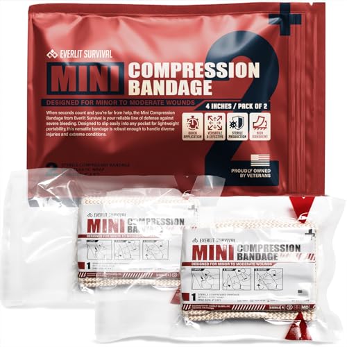 Mini 4 x 6 Inch Emergency Bandage Compression Trauma Pressure Wound Dressing Sterile Vacuum