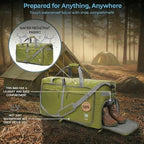Travel Duffle Bag for Women & Men. Extra Large Foldable Duffel Bags (120L / Green)